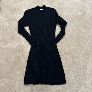 Abercrombie and Fitch Long-sleeve Mockneck Mini Sweater Dress